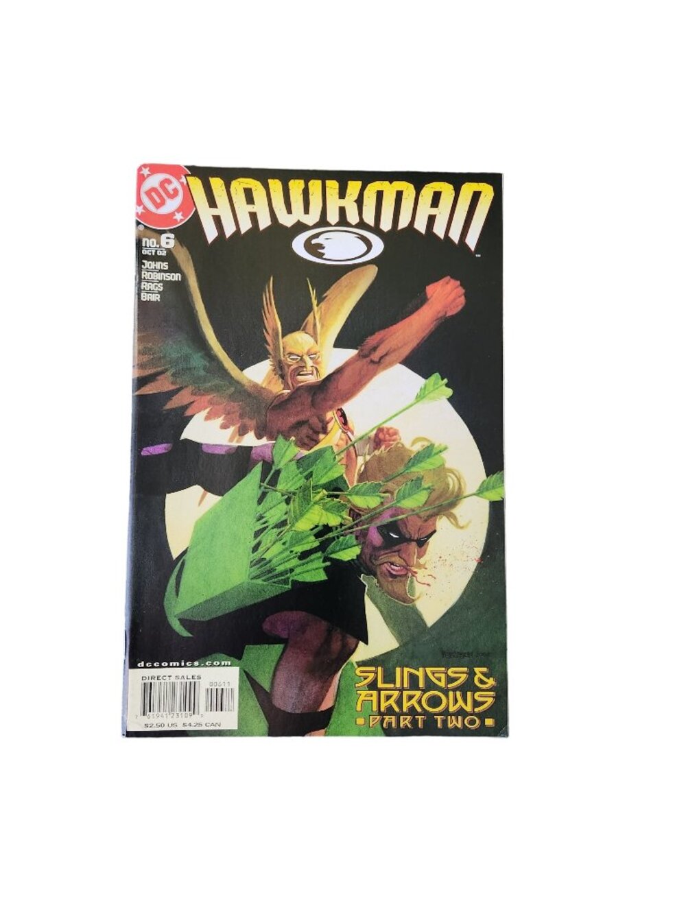 DC Comics Hawkman #6 2002 Comic Book Collector Bagged Boarded
